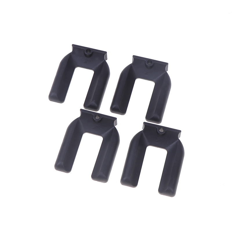 Home Office Rug - 4-delige anti-vibratie pad stoelrolvoeten antislipmat bureaustoel