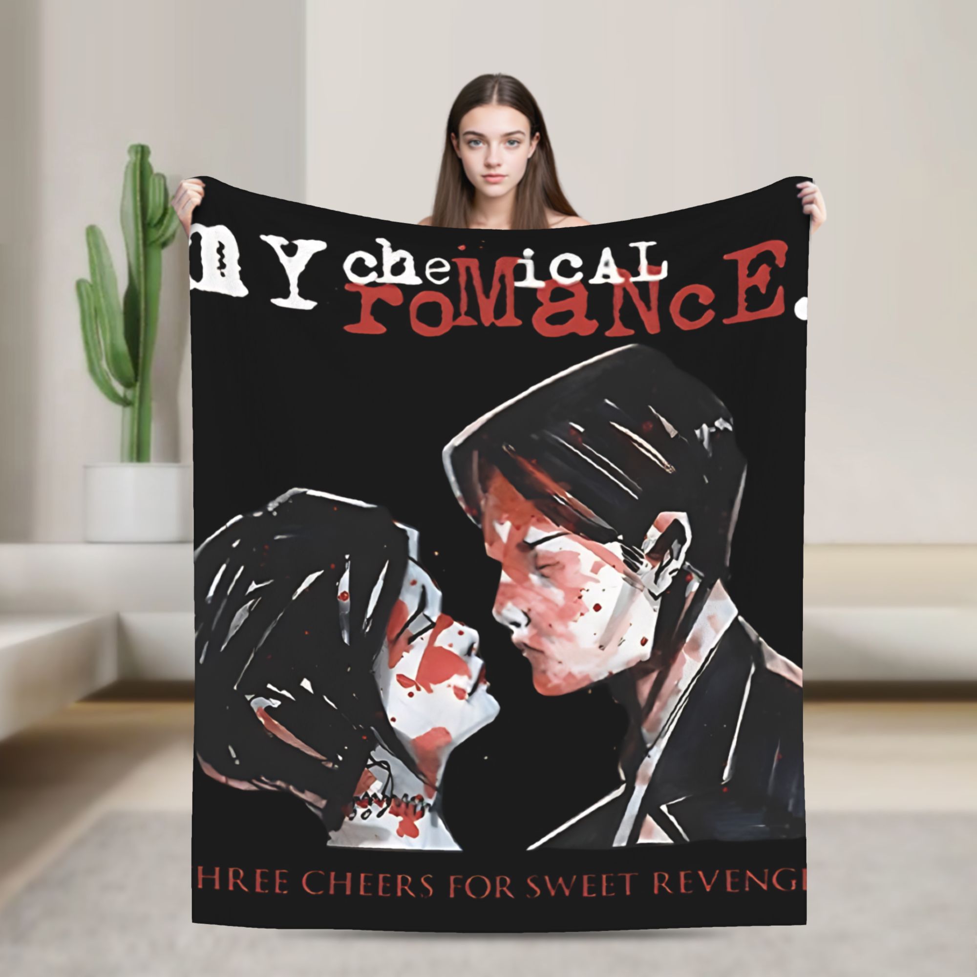 Home Office Romance - My Chemical Romance Flanellen deken Warme,