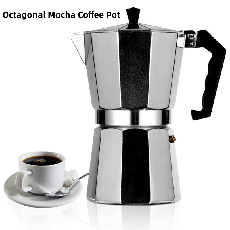 Home Office Moka - Aluminium Koffieketel Latte Percolator Thuis Italiaanse