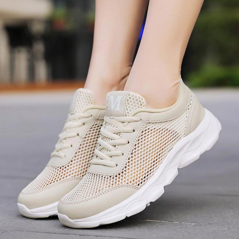 Home Office Guest Room Ideas - Zomer Ademende Sneakers Vrouwen Mesh Dames