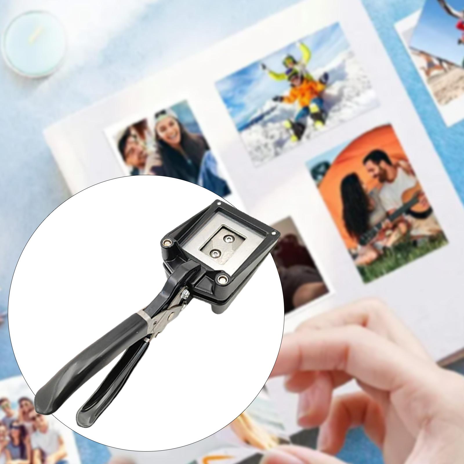 Home Office Passport - Foto-ID-pons, handmatige papierpons voor ronde kaarten,
