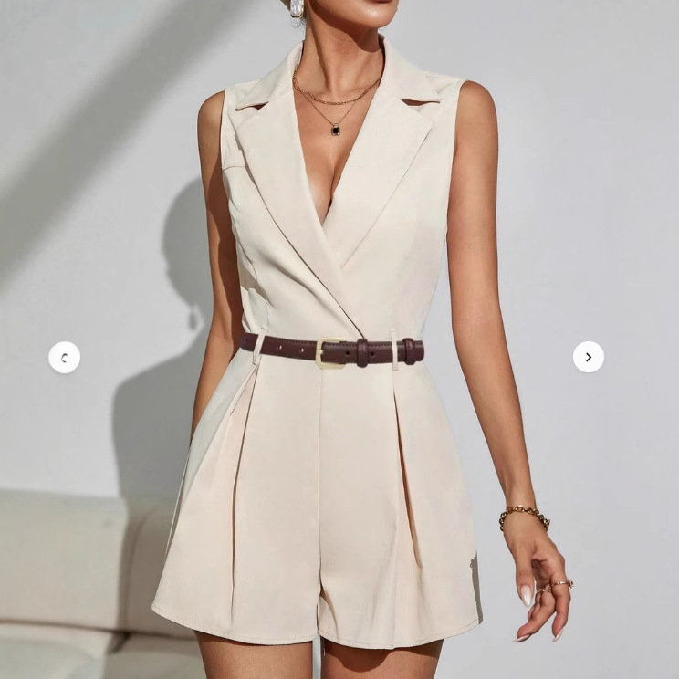 Home Office Romance - Jumpsuits Vrouwen Zomer Rompertjes Een Stuk