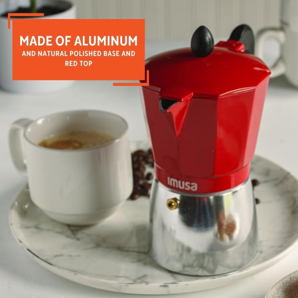 Home Office Moka - Espressoapparaat voor op het fornuis, 3-kops