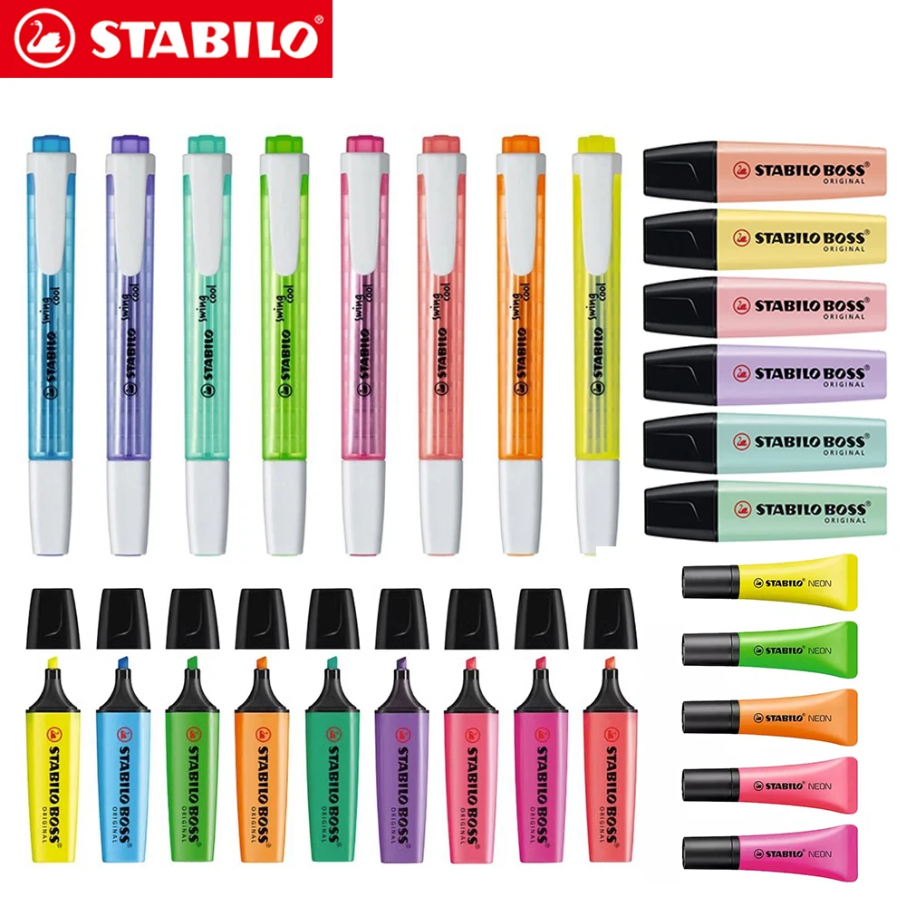 Stabilo Marker Swing Cool - STABILO Markeerstift Markers Set BOSS 70
