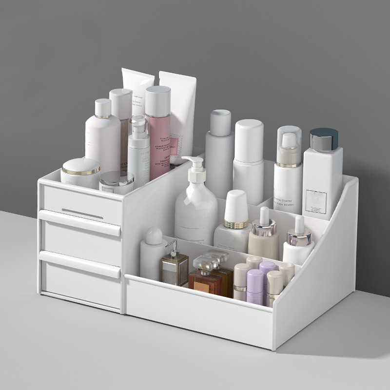 Home Office Desk With Drawers - Grote Capaciteit Nieuwe Lade Make-Up Opbergdoos