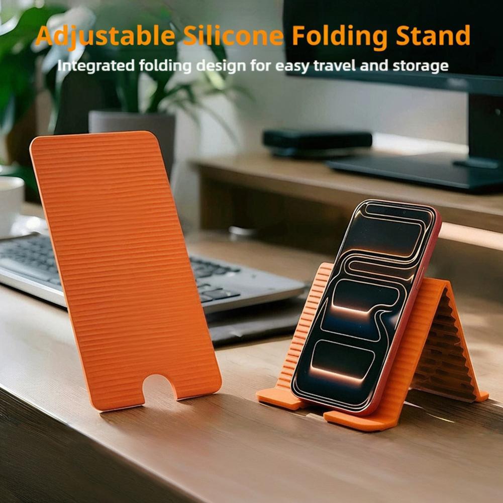 Home Office Laptop - Flexibele opvouwbare siliconen telefoonhouder voor iPhone,