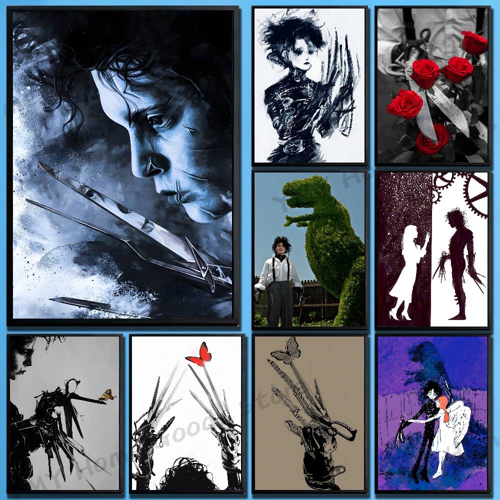 Home Office Romance - Gothic Romance E-Edward Scissorhands Poster voor