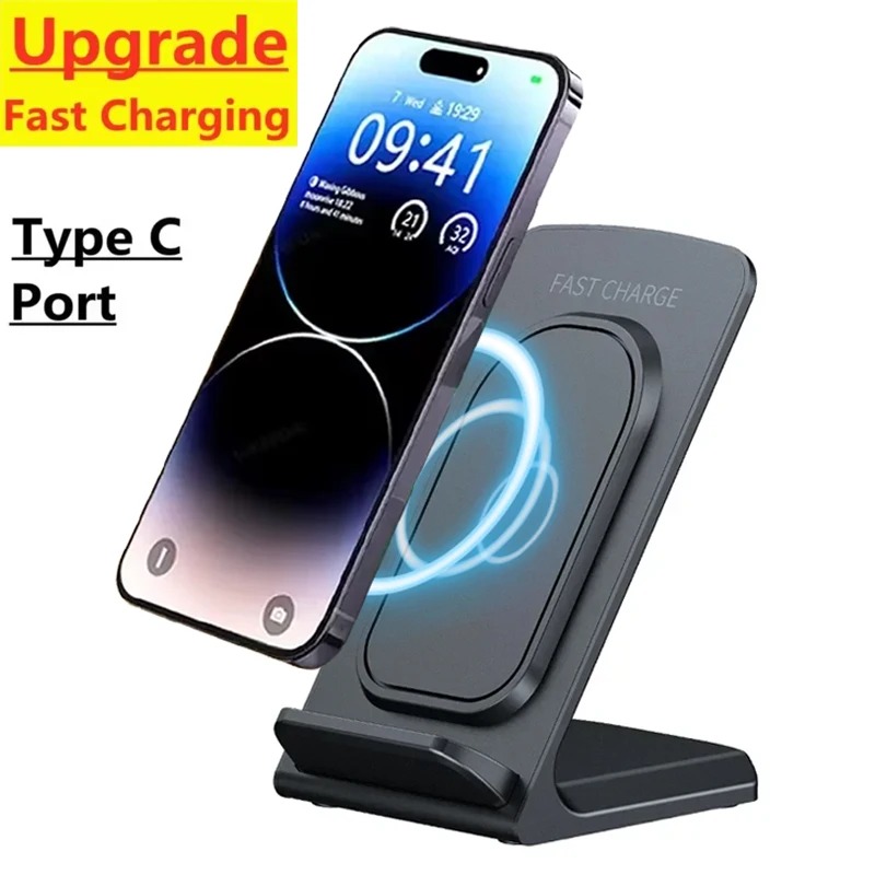 Desk Charging Station - Draadloze oplader standaard bureau telefoonhouder voor