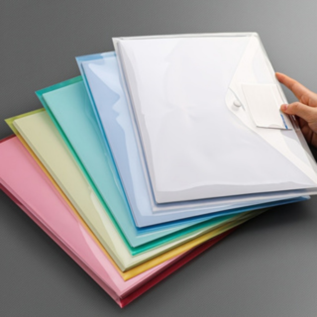 File Cabinet Drawer - Willekeurige kleur A4 transparante waterdichte map,