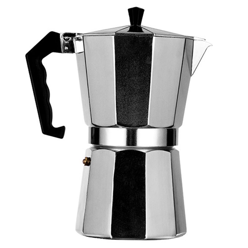 Home Office Moka - Y50A-voor kantoorgebruik Kleine achthoekige koffiezetapparaat, aluminium