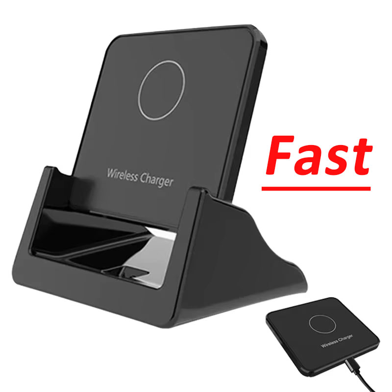 Desk Charging Station - Draadloze oplader pad standaard bureau ultradunne