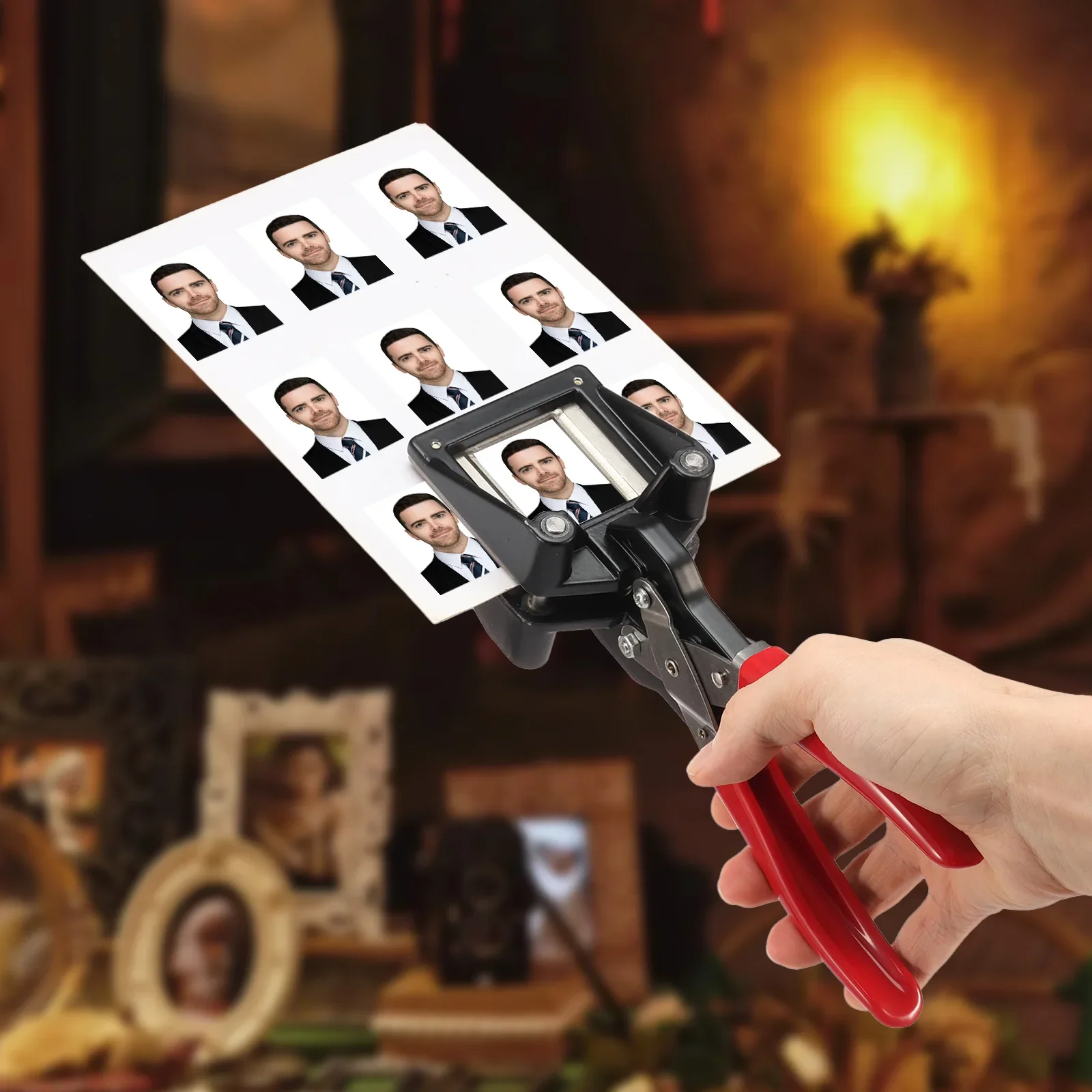 Home Office Passport - Handheld pasfoto-snijder voor visitekaartjes, plastic en