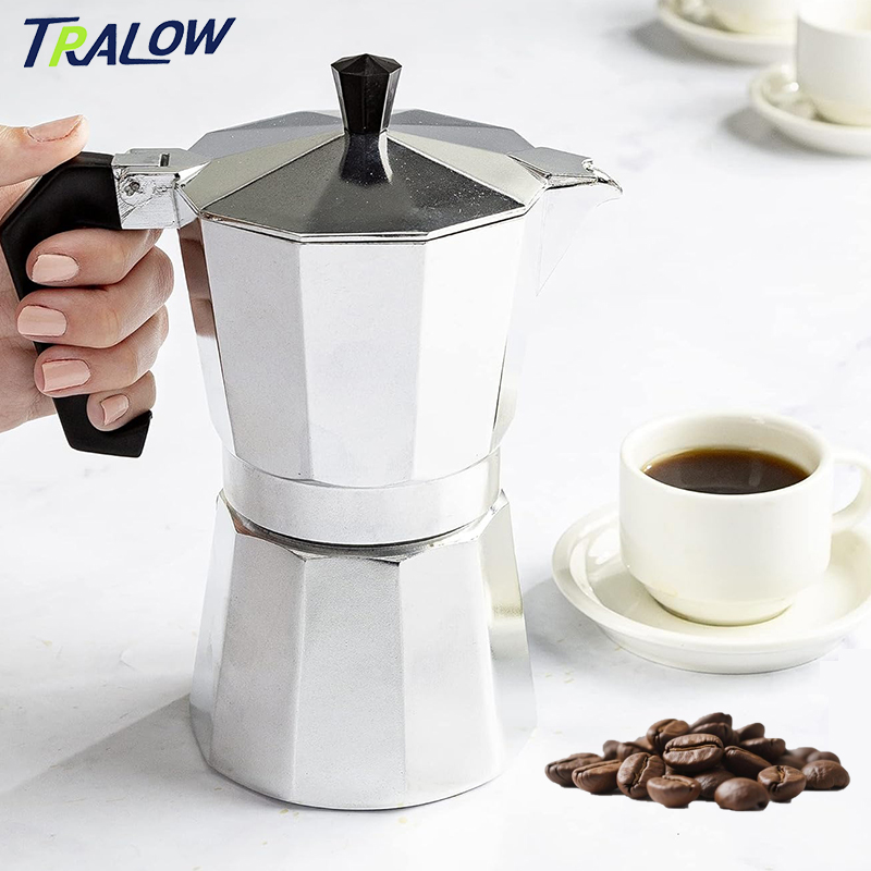 Home Office Moka - TRALOW Italiaanse espressoapparaat voor op het
