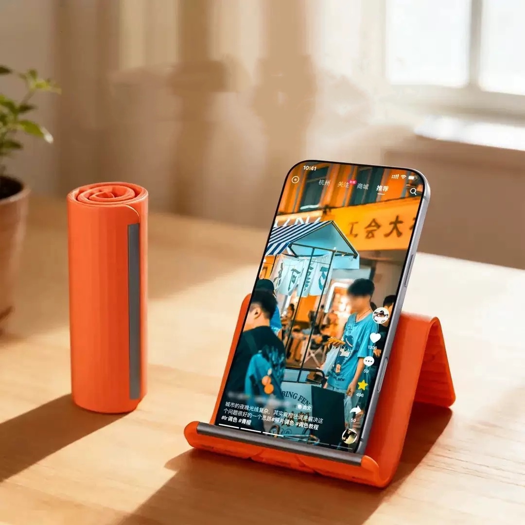 Home Office Laptop - Luie draagbare telefoonstandaard Siliconen desktop-tabletlaptophouder Creatieve