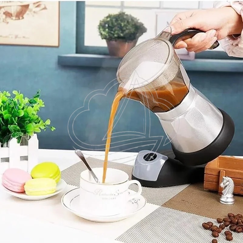Elektrische Espresso Moka Pot, - Home Office Moka recensie en prijs