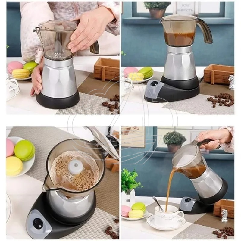 Elektrische Espresso Moka Pot, - Home Office Moka recensie en prijs