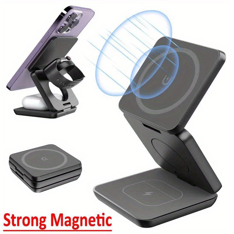 Opvouwbare 3-in-1 snelle draad - Desk Charging Station recensie en prijs
