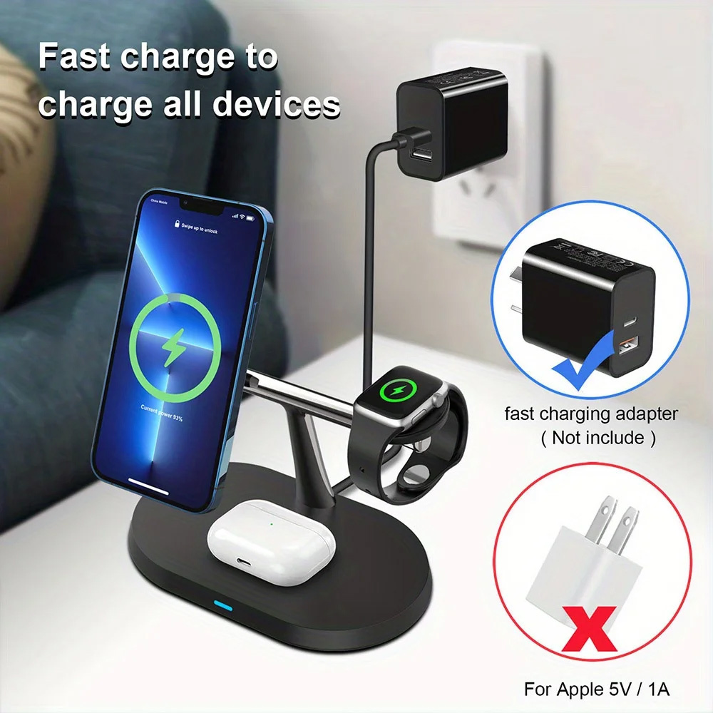 3-in-1 Magnetische Draadloze O - Desk Charging Station recensie en prijs