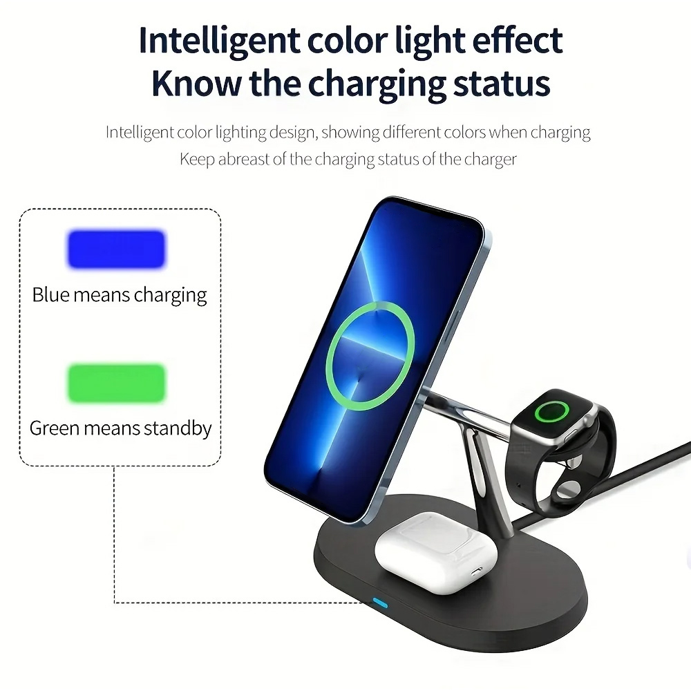 3-in-1 Magnetische Draadloze O - Desk Charging Station recensie en prijs