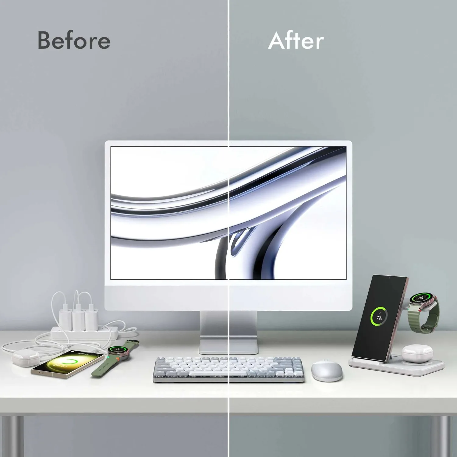 Desktop 3-in-1 draadloos laads - Desk Charging Station recensie en prijs