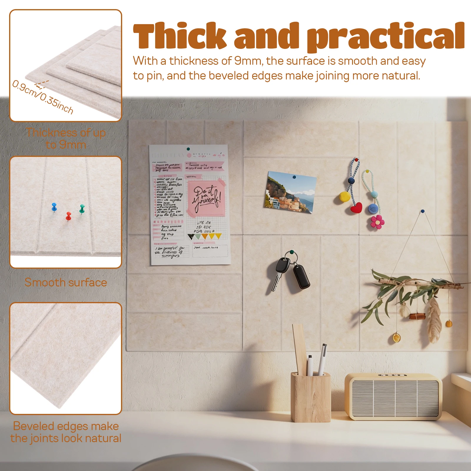 6/12 Stuks Vilt Bulletin Board - Home Office Alternative recensie en prijs