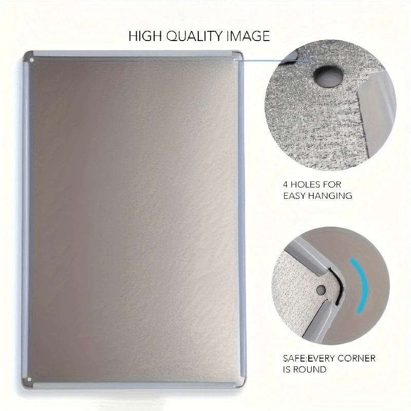 CIFBUY Vintage aluminium wandk - Home Office For recensie en prijs
