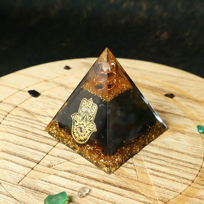 Hamsa Hand Hars Kristal Pirami - Home Office For recensie en prijs
