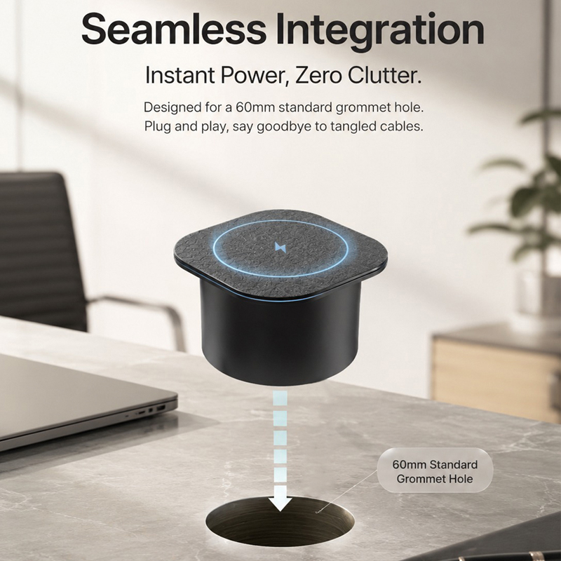 Ingebouwde bureau draadloze op - Desk Charging Station recensie en prijs