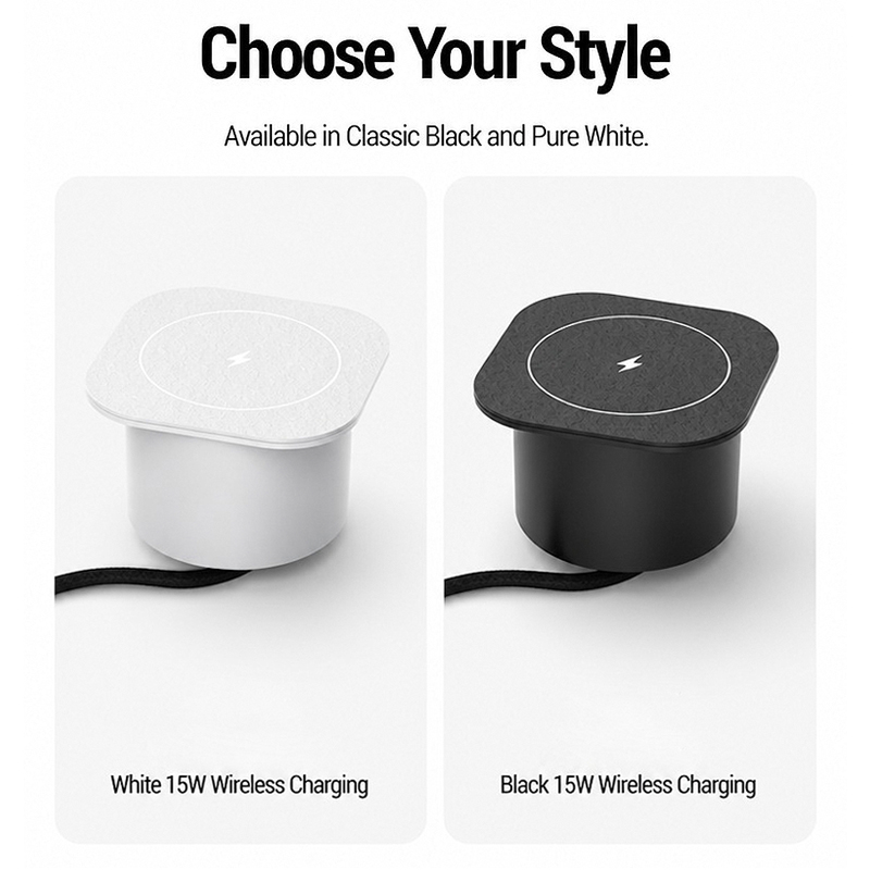 Ingebouwde bureau draadloze op - Desk Charging Station recensie en prijs
