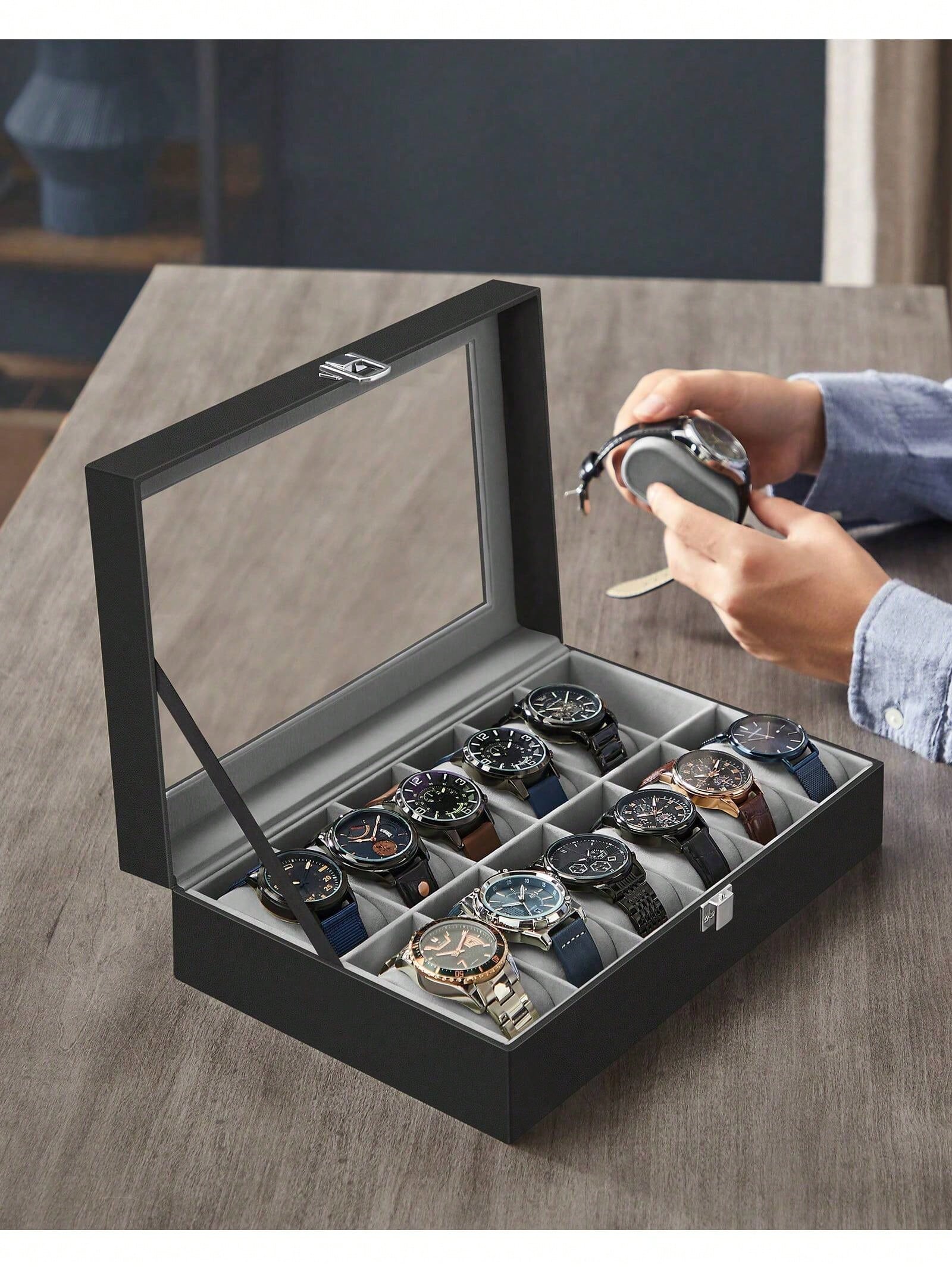 12-vakjes afsluitbare horloged - File Cabinet Drawer recensie en prijs