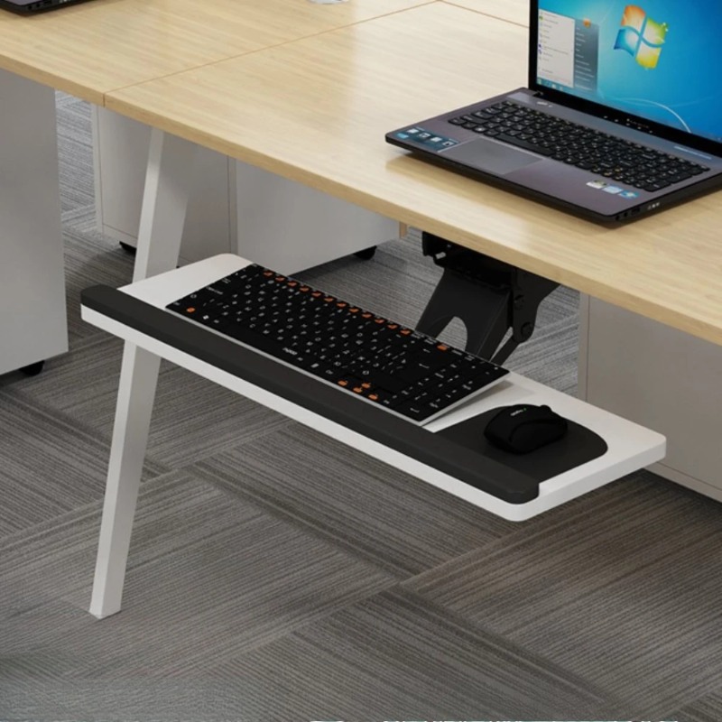 Toetsenbordlade onder bureau,  - Home Office Desk With Drawers recensie en prijs