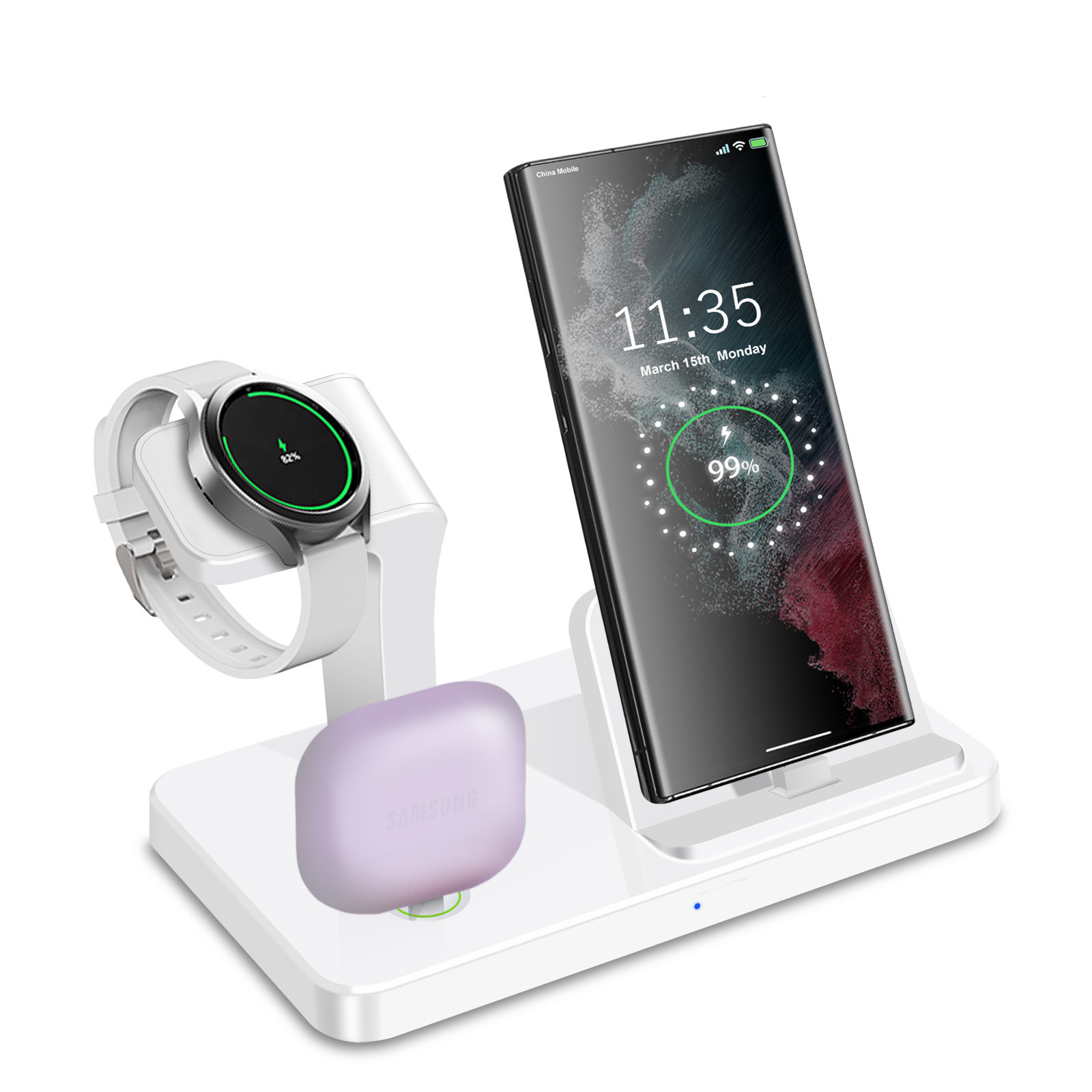 3-in-1 Type C-poort draadloze  - Desk Charging Station recensie en prijs