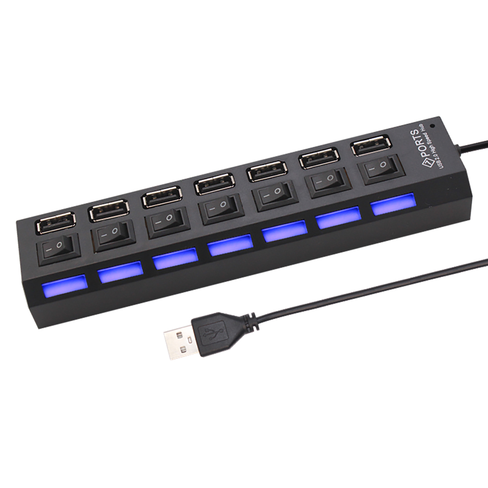 7-poorts USB 2.0 hubsplitter v - Home Office Laptop recensie en prijs
