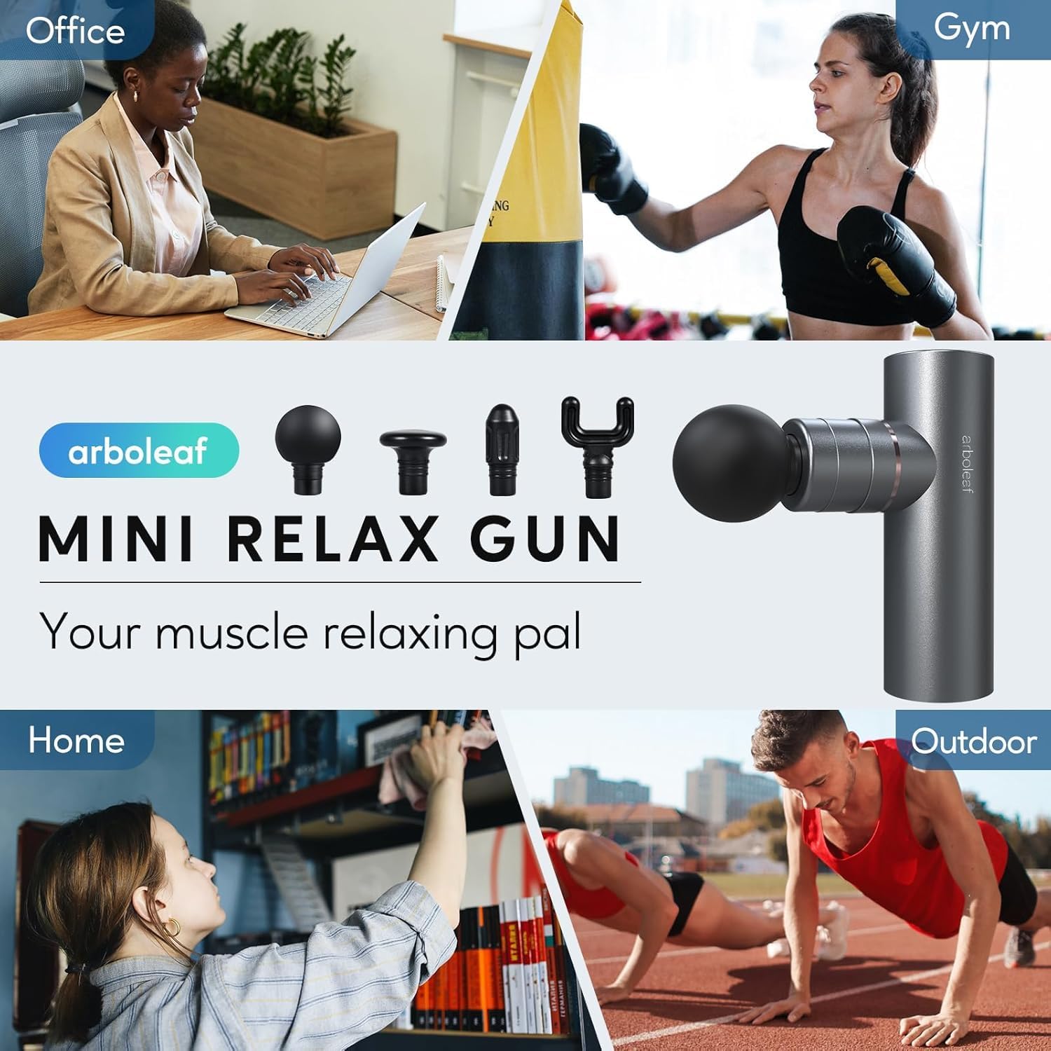 Massagepistool voor diepe weef - Home Office Alternative recensie en prijs