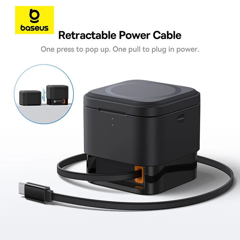 Baseus 3 in 1 Magnetische Draa - Desk Charging Station recensie en prijs