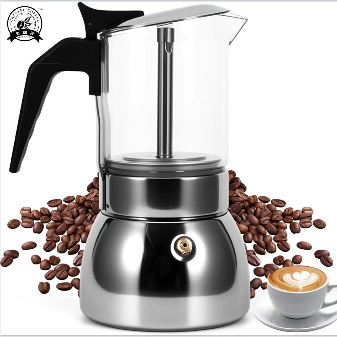 4/6 doorzichtige Moka-pot: hoo - Home Office Moka recensie en prijs