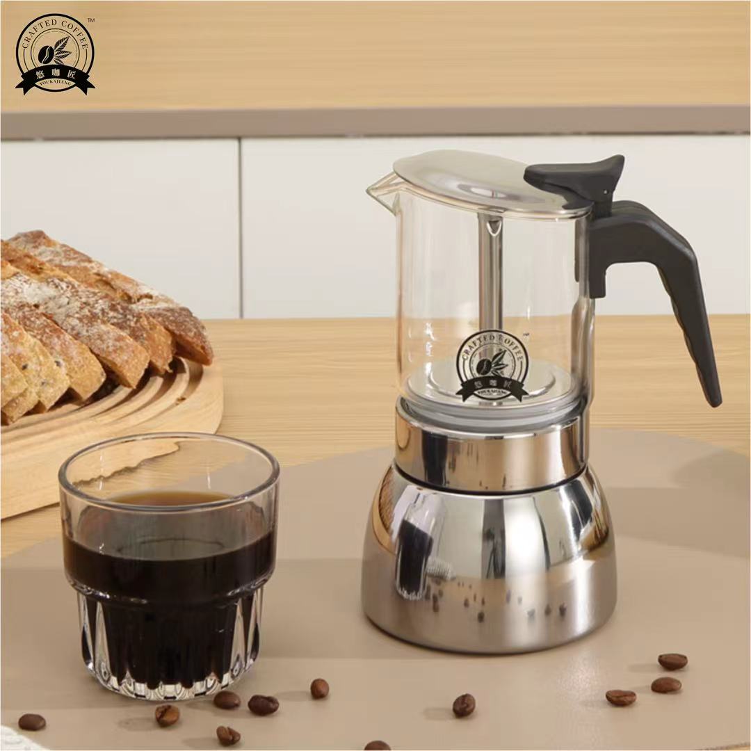 4/6 doorzichtige Moka-pot: hoo - Home Office Moka recensie en prijs