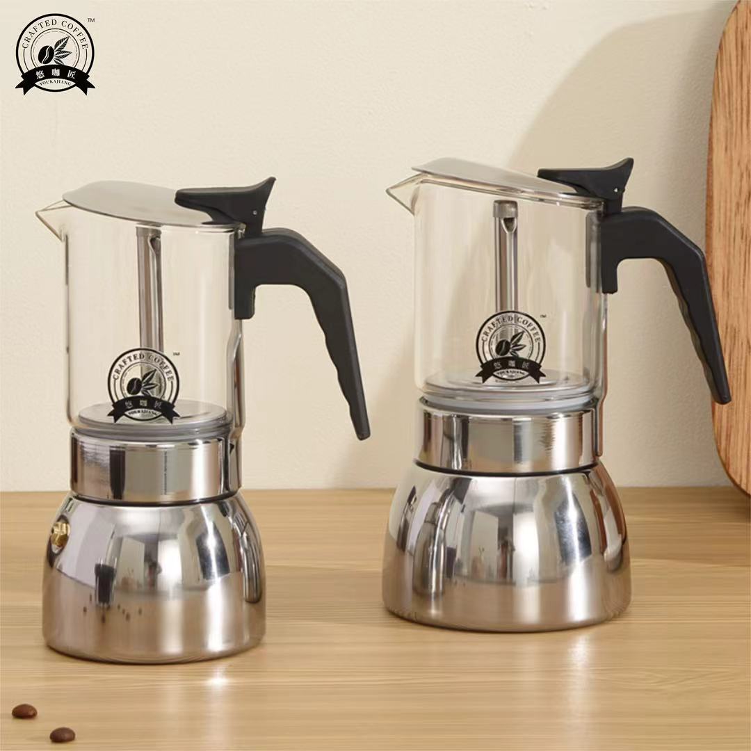 4/6 doorzichtige Moka-pot: hoo - Home Office Moka recensie en prijs