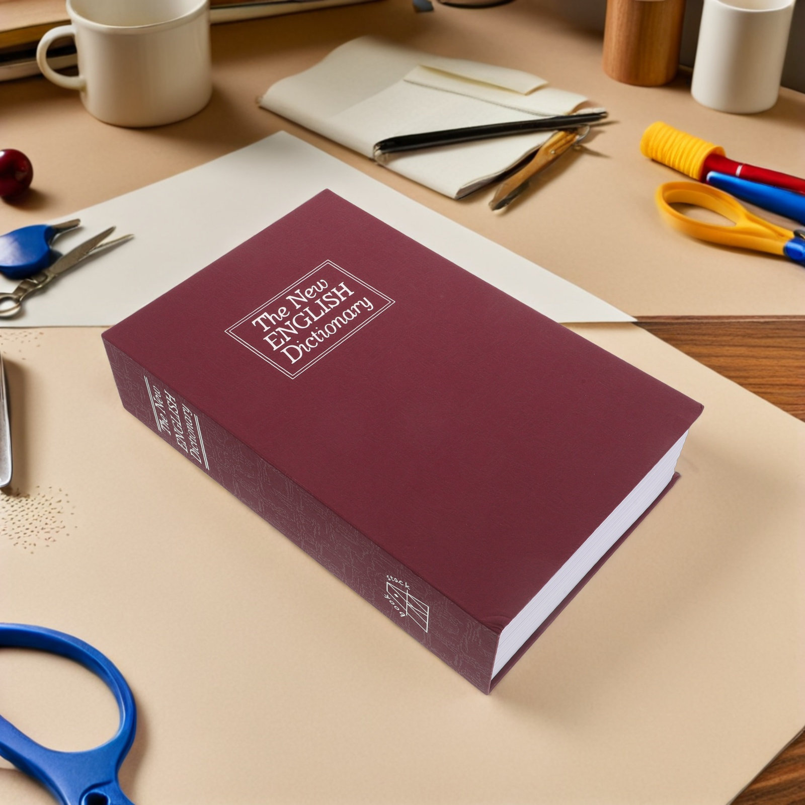 Rode imitatie boekvormige klui - Home Office Passport recensie en prijs
