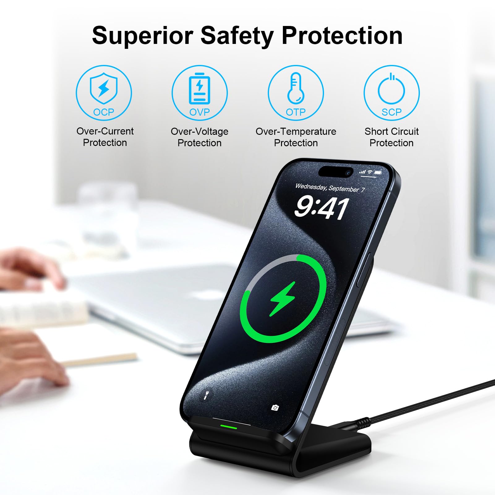 15W Draadloze Oplader Telefoon - Desk Charging Station recensie en prijs