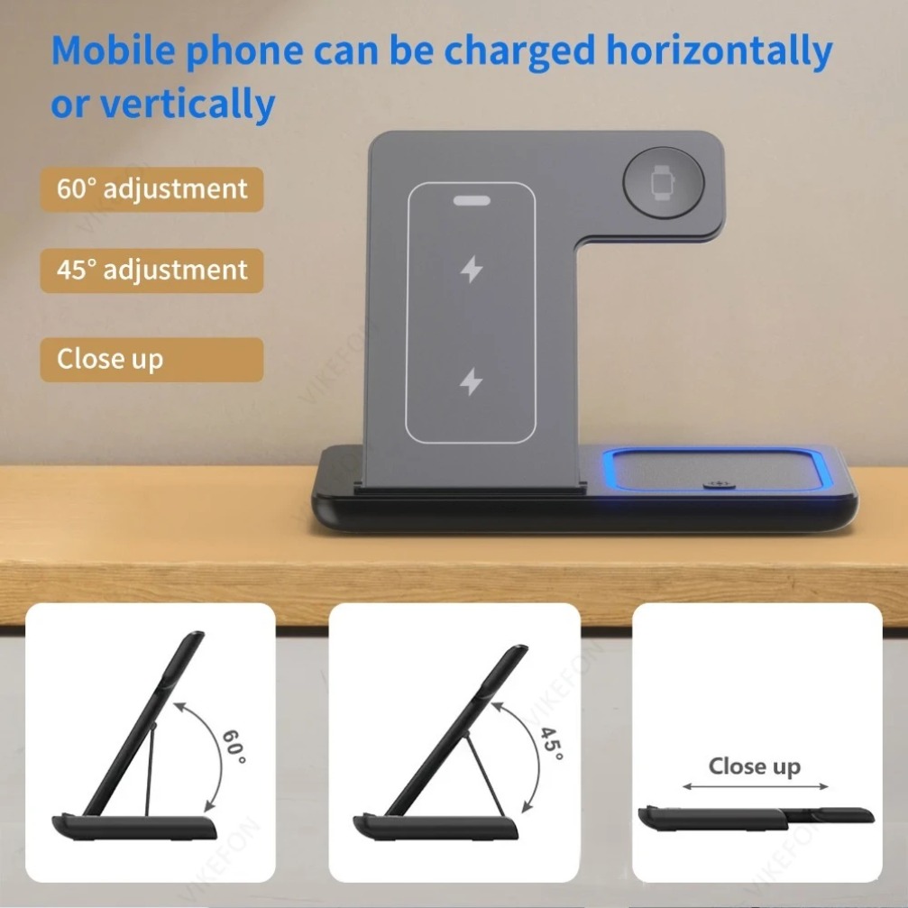 Opvouwbaar 3-in-1 draadloos op - Desk Charging Station recensie en prijs