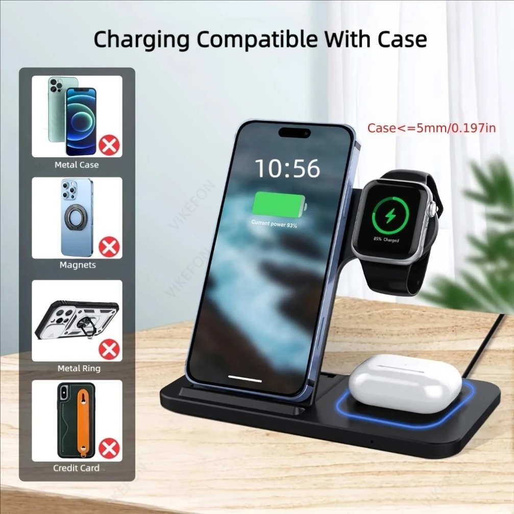 Opvouwbaar 3-in-1 draadloos op - Desk Charging Station recensie en prijs
