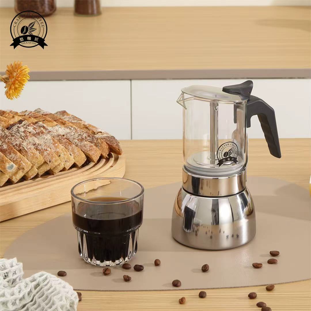 4/6 doorzichtige Moka-pot: hoo - Home Office Moka recensie en prijs