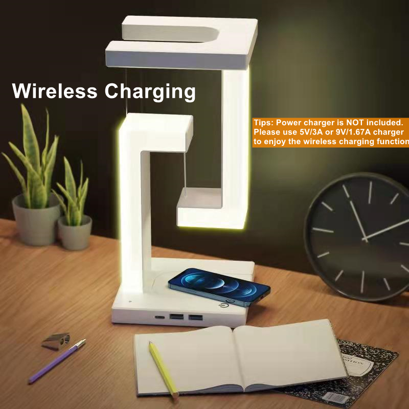 Drijvende bureaulamp met draad - Desk Charging Station recensie en prijs