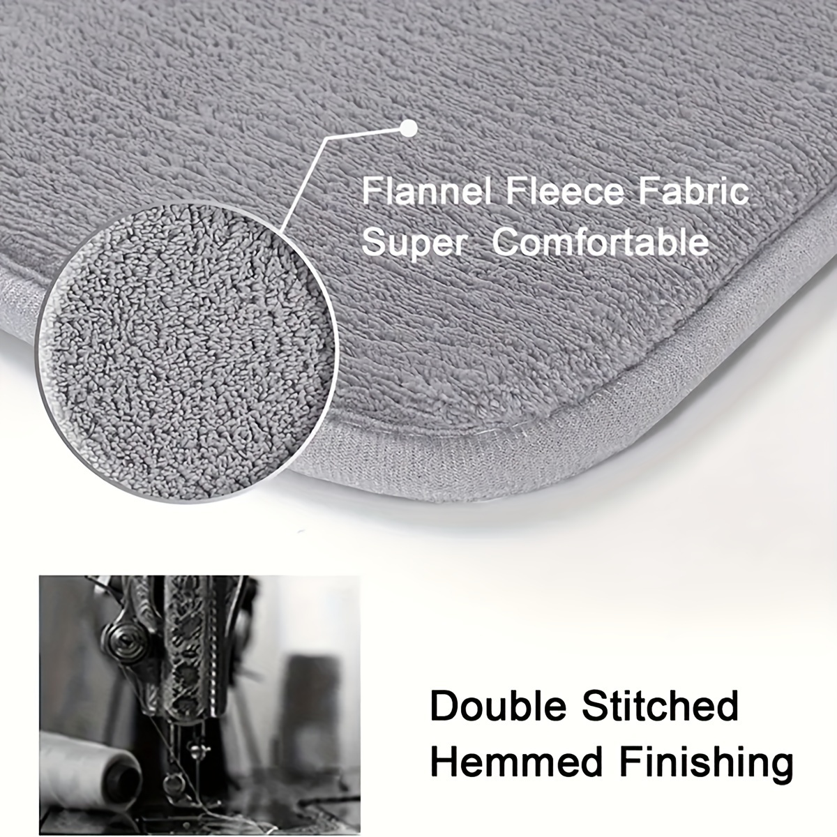 Effen kleur flanel grote burea - Home Office Rug recensie en prijs
