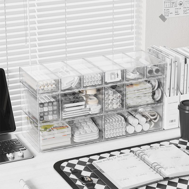 Acryl stapelbare opbergdoos, s - Home Office Desk With Drawers recensie en prijs